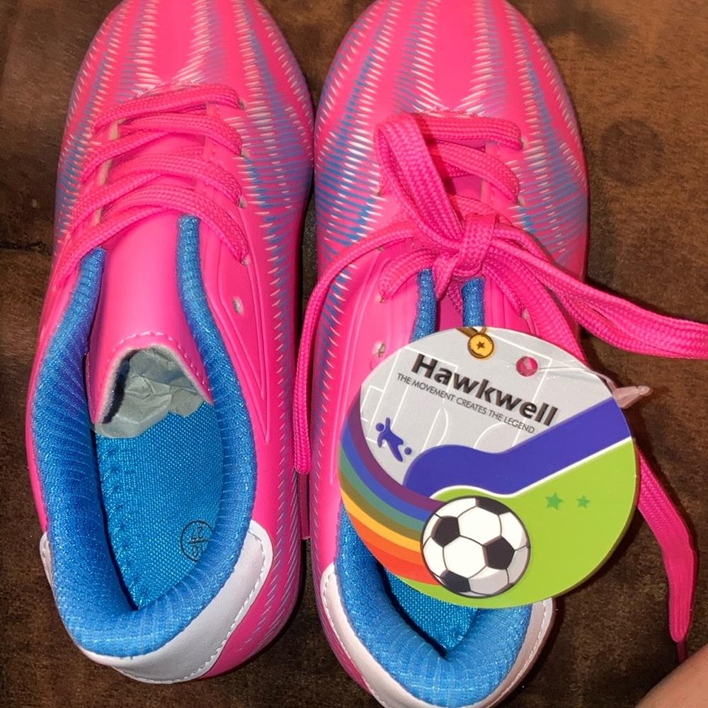 Hawkwell Pink and Blue Sneakers for Active Play